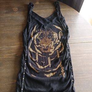 Coogi long tank top
